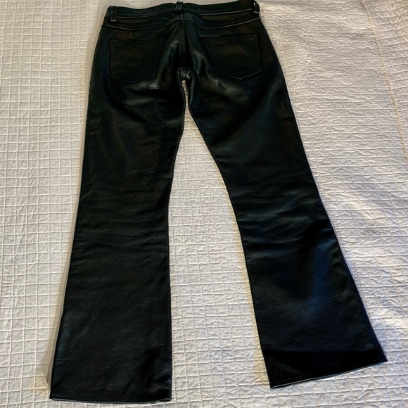 Lined Leather Bootcut Pants - Jeans Style Hot! 🔥 - Picture 2 of 5